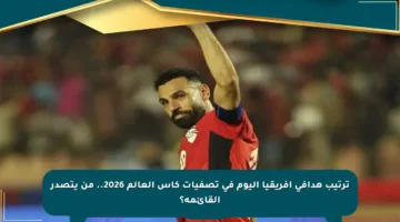 ترتيب هدافي إفريقيا اليوم في تصفيات كأس العالم 2026.. من يتصدر القائمة؟